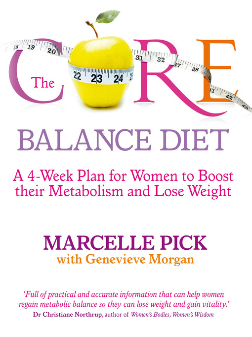 Title details for The Core Balance Diet by Marcelle Pick - Available